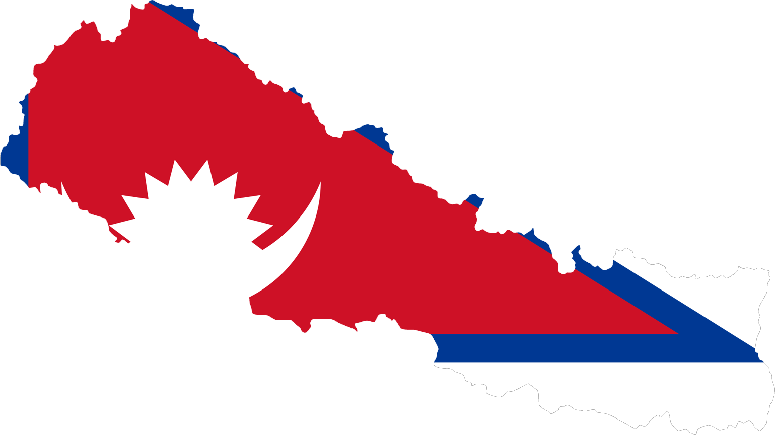 Nepal_flag_map